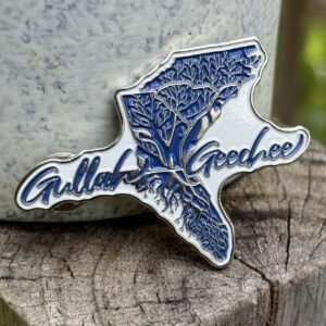 Gullah Geechee Corridor Lapel Pin – Blue & Silver Edition