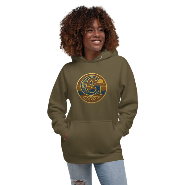 INDIGO "G" Unisex Hoodie - Image 16
