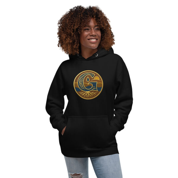 INDIGO "G" Unisex Hoodie - Image 15