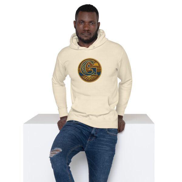 INDIGO "G" Unisex Hoodie - Image 9