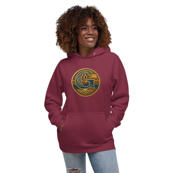INDIGO "G" Unisex Hoodie - Image 14