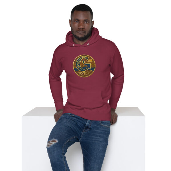 INDIGO "G" Unisex Hoodie - Image 8