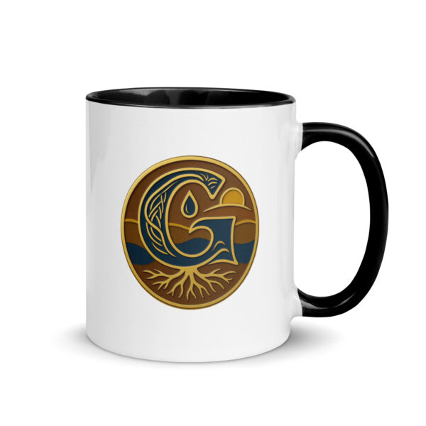 Indigo "G" Mug with Color Inside - Image 2